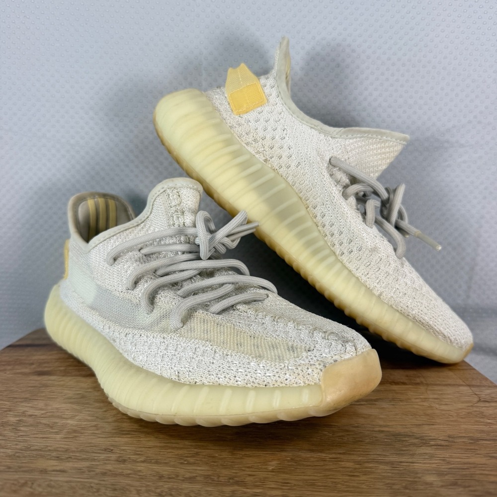 adidas Yeezy Boost 350 V2 Light Mens sz 7.5 Cream White Sneakers GY3438 no box